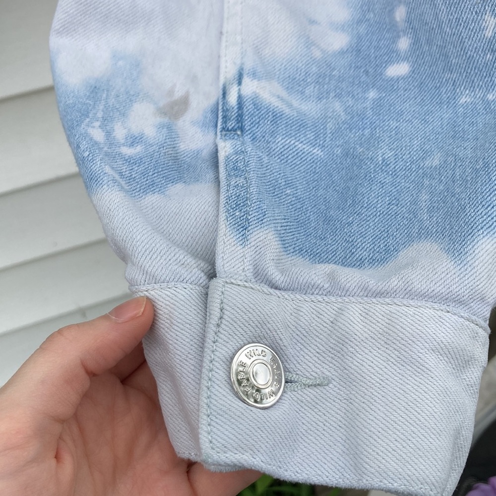 Wild Fable XL Bleached Cutoff Jean Jacket - Picture 10 of 10